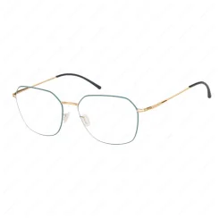 IC BERLIN Ada Rose-Gold-Aqua Circle Marine Blue Silk Pure