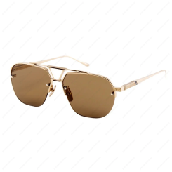 LEISURE SOCIETY Lumiere 18K Gold (Brown Gradient Lens)