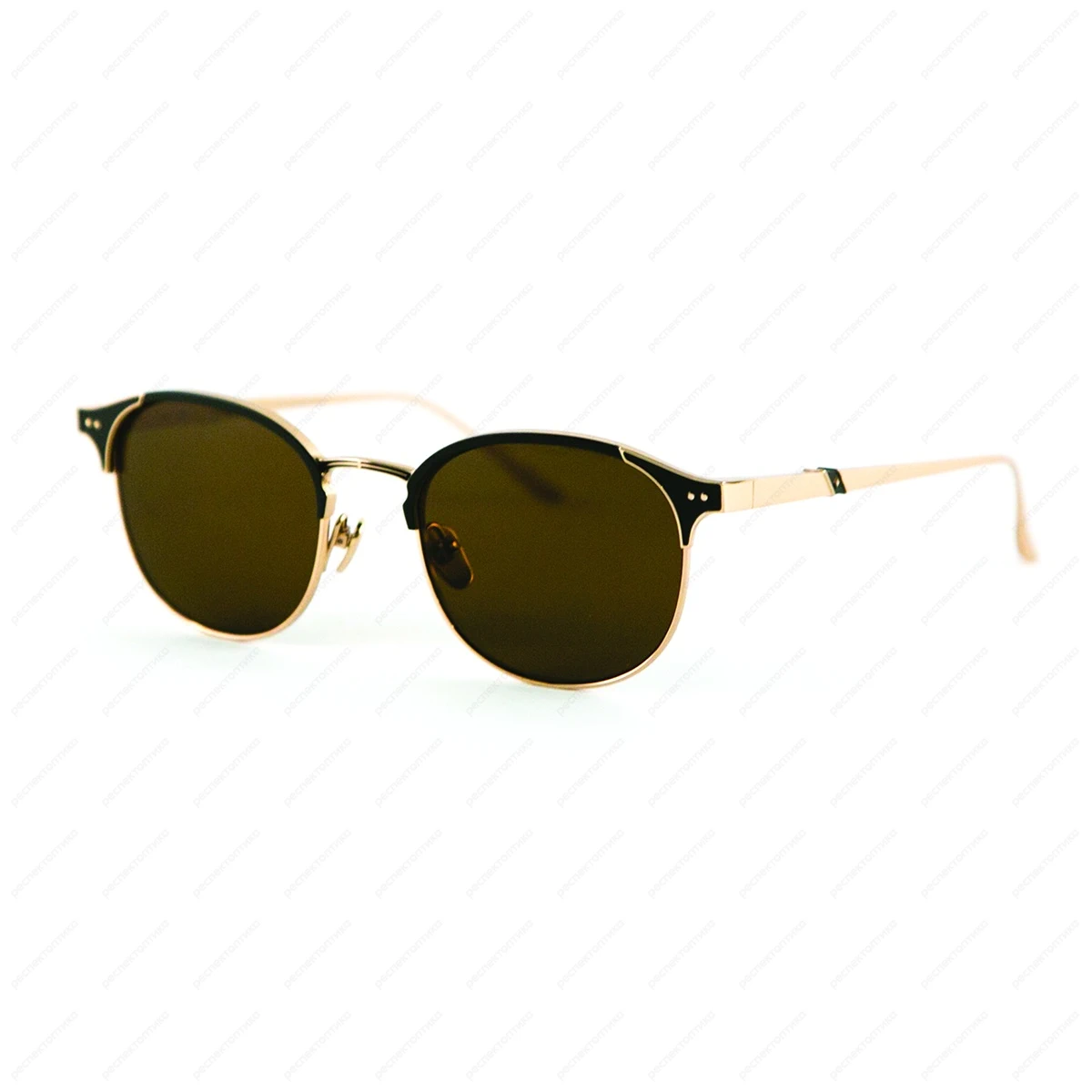LEISURE SOCIETY Antibes 18K Gold / Brown (Brown Lens)
