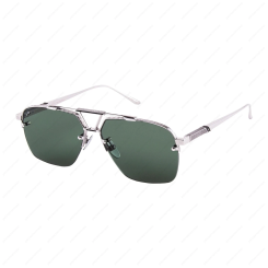 LEISURE SOCIETY Presidio 12K Silver (Green Lens)