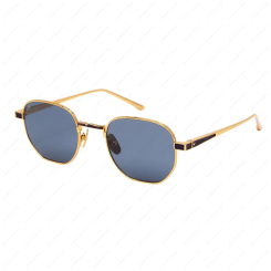 LEISURE SOCIETY Bouzy 24K Gold (Blue Lens)