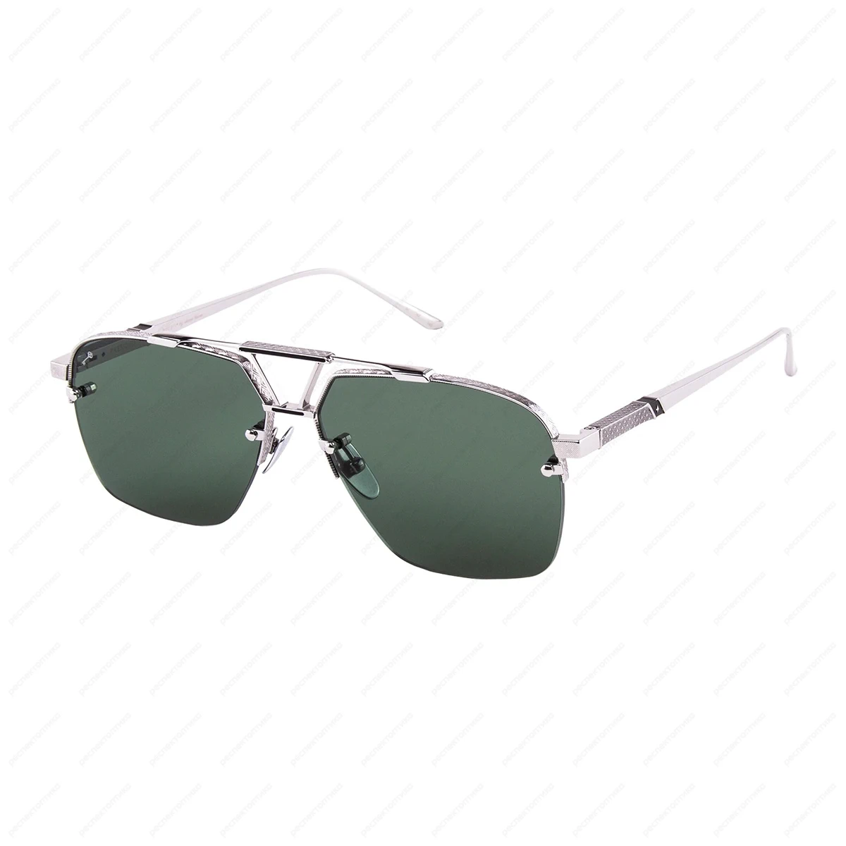 LEISURE SOCIETY Presidio 12K Silver (Green Lens)