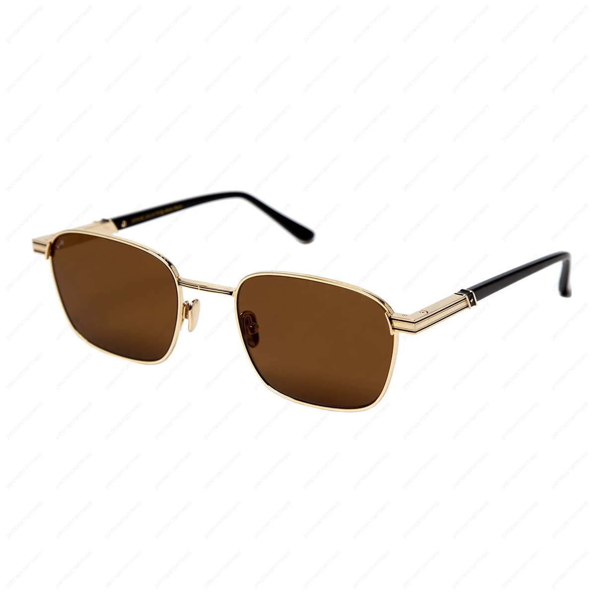 LEISURE SOCIETY Salton Sun 18K Gold (Brown Lens)