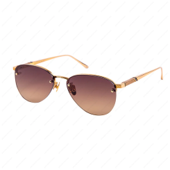 LEISURE SOCIETY Sierra II 18K Gold (Brown Gradient Lens)