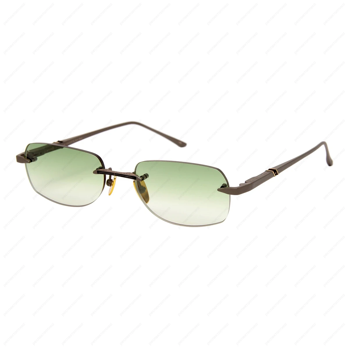 LEISURE SOCIETY Meursault Matte Ruthenium 24K (Green Gradient Lens)