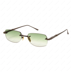LEISURE SOCIETY Meursault Matte Ruthenium 24K (Green Gradient Lens)