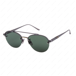 LEISURE SOCIETY Avalon Sun Ruthenium / 24K Gold (Green Lens)