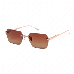 LEISURE SOCIETY L'Epine Sun 18K Rose Gold (Brown Gradient Lens) LEISURE SOCIETY L'Epine Sun 18K Rose Gold (Brown Gradient Lens)
