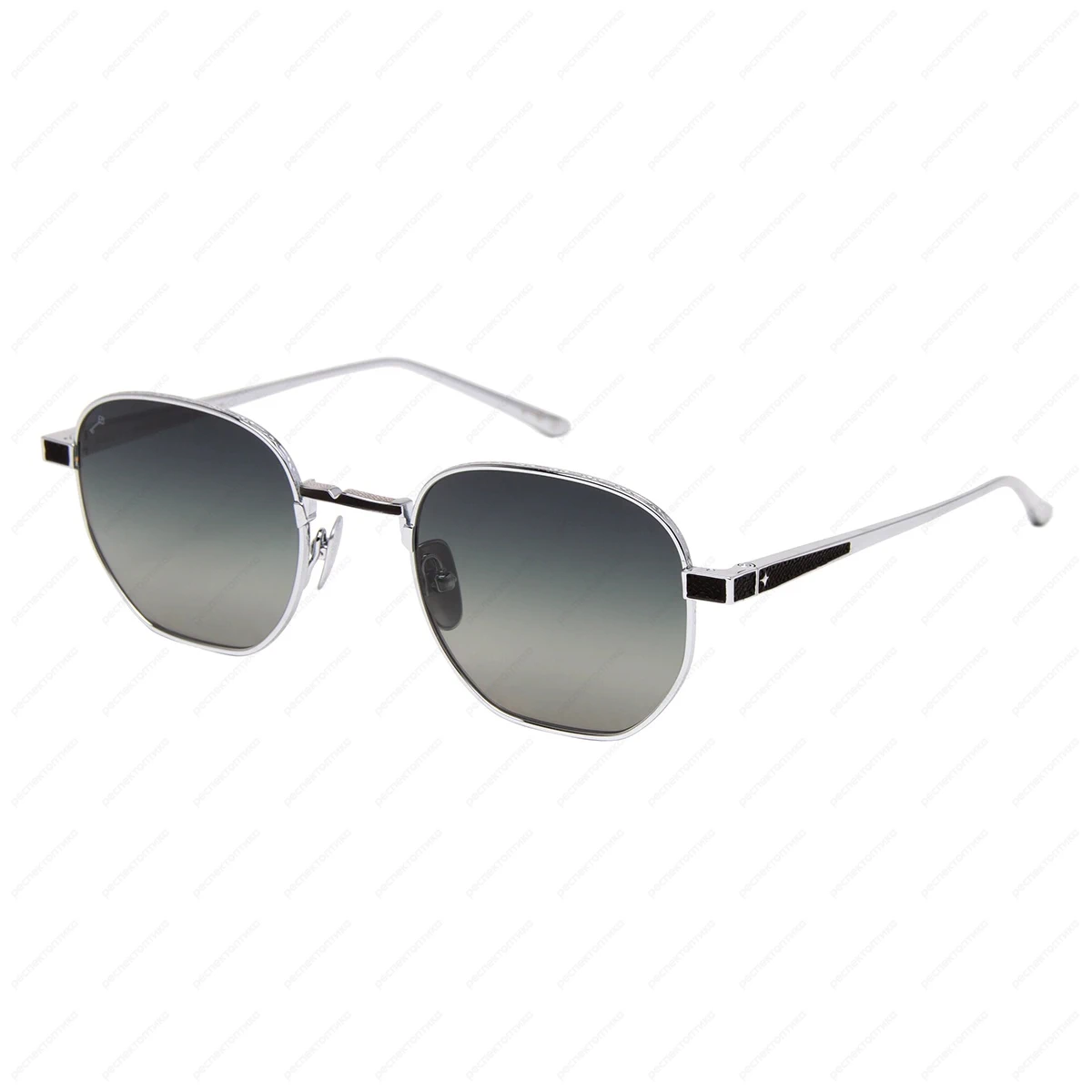 LEISURE SOCIETY Bouzy 12K White Gold (Green Gradient Lens)