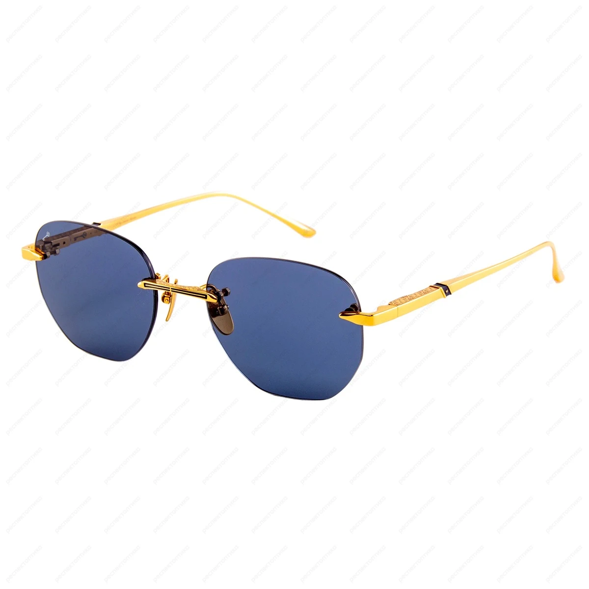 LEISURE SOCIETY Severine Sun 24K Gold (Blue Lens)