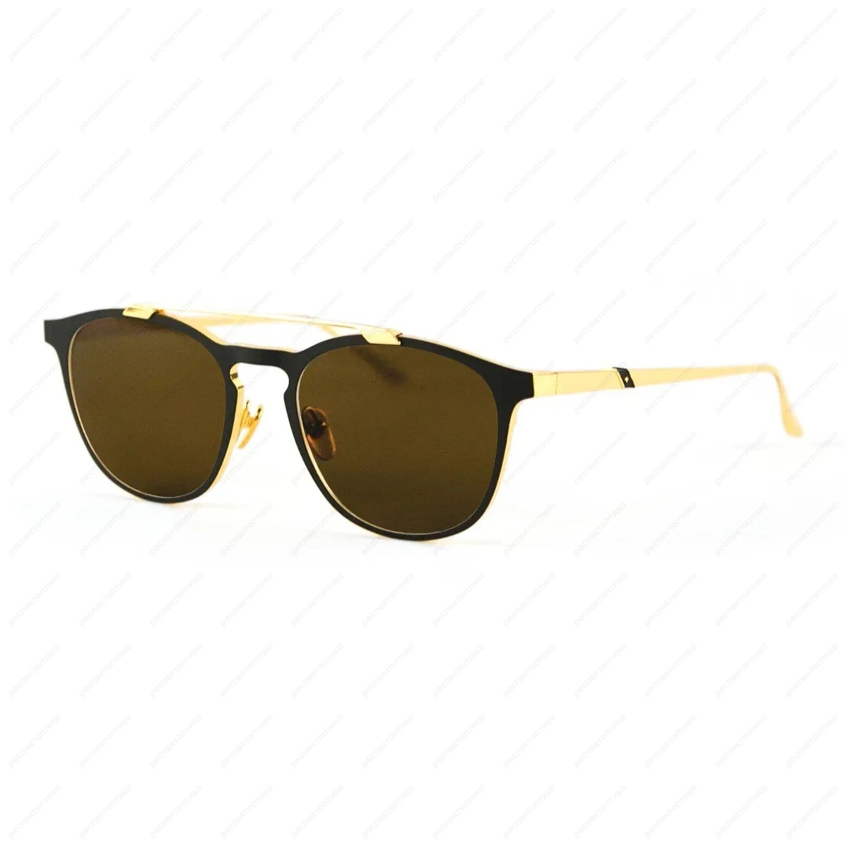 LEISURE SOCIETY Eze 53 Sun Black / 24K Gold (Brown Lens)