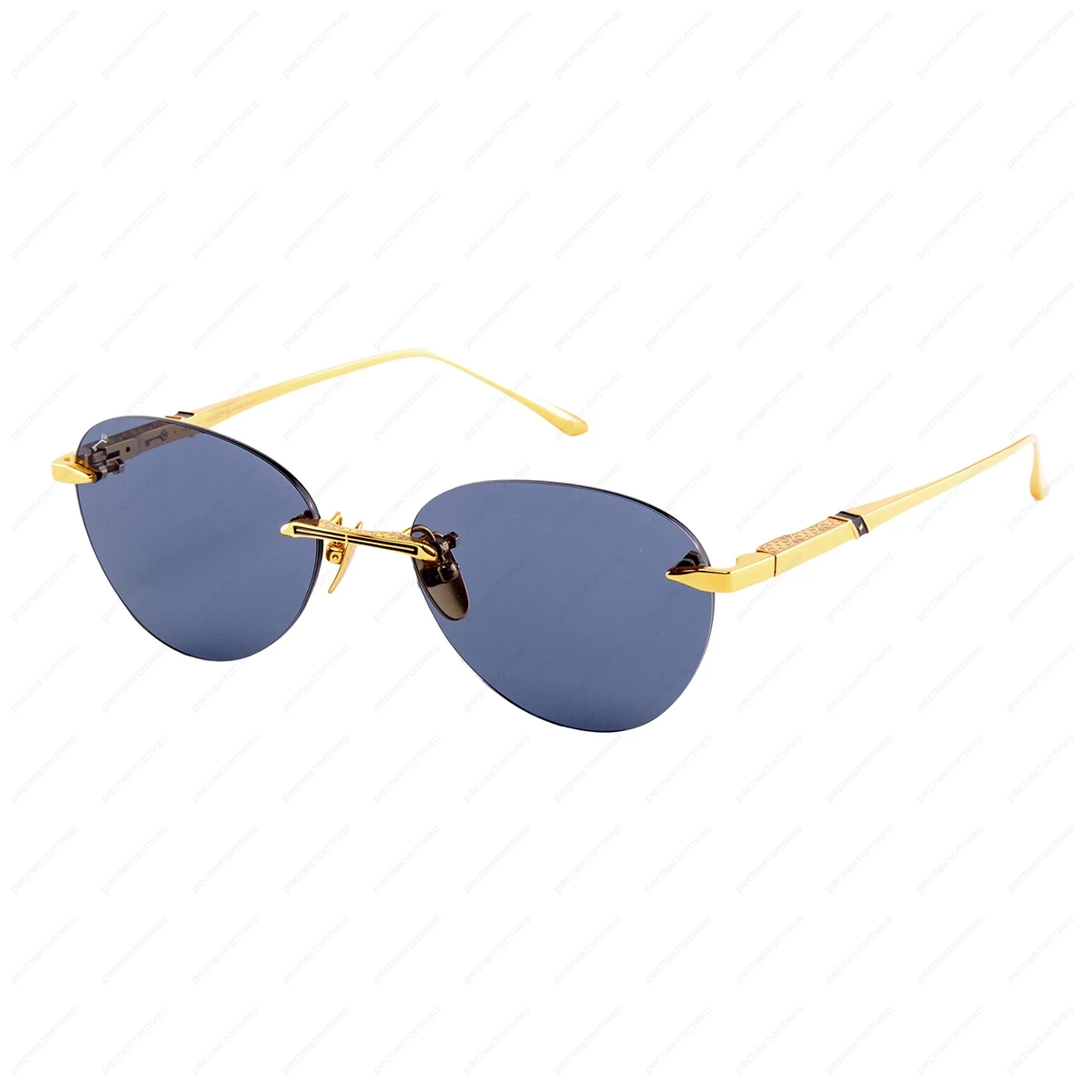 LEISURE SOCIETY Adelaide Sun 24K Gold (Blue Lens)