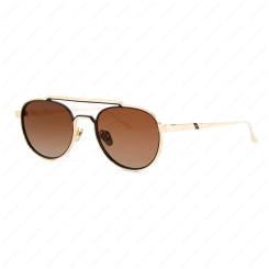 LEISURE SOCIETY Clairaut Sun 18K Gold / Black (Brown Lens)