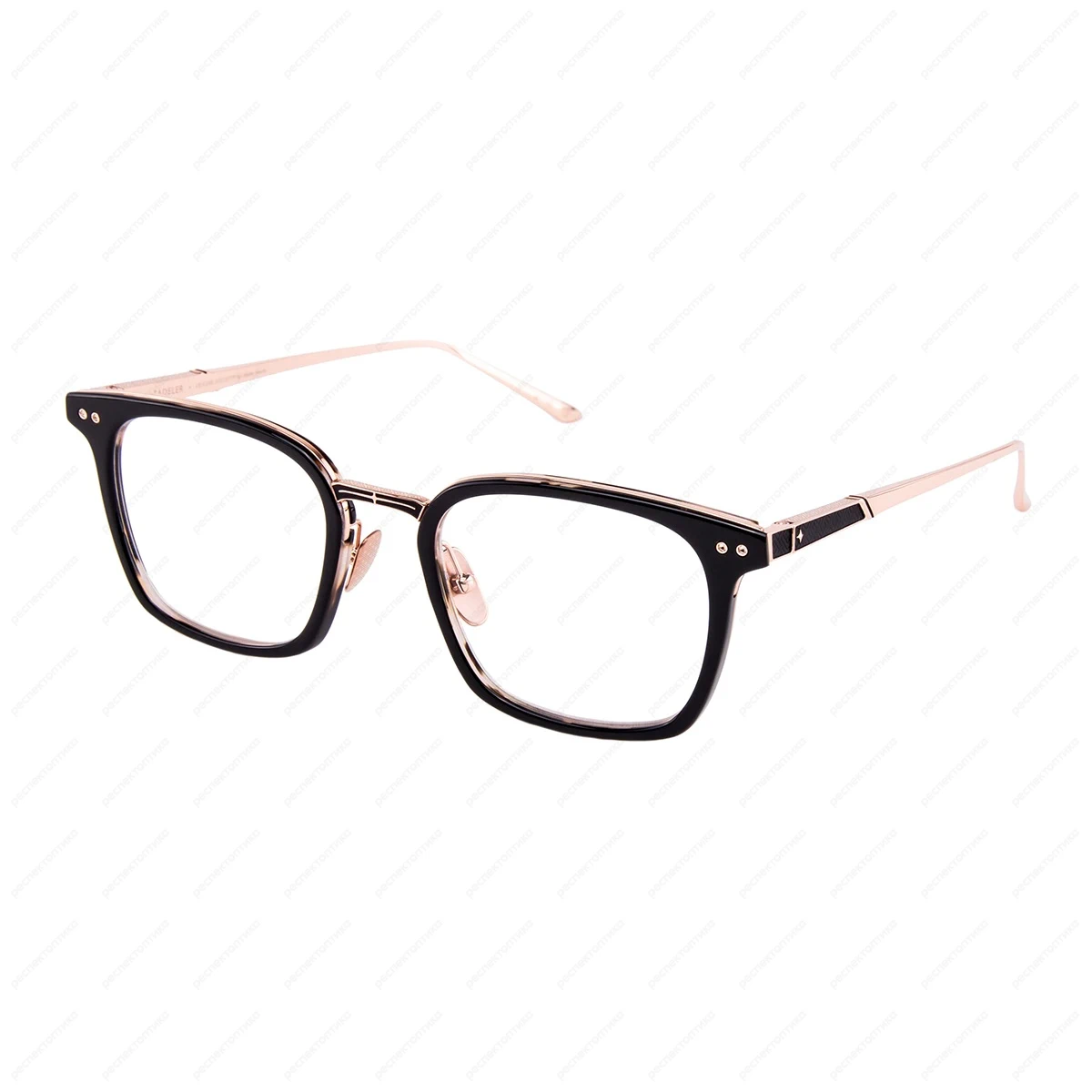 LEISURE SOCIETY Sadeler Black Tortoise / 18K Rose Gold